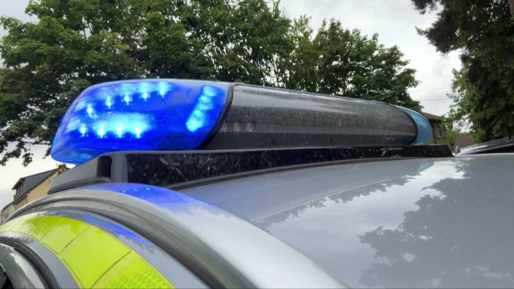 Foto: Polizeiauto mit Blaulicht