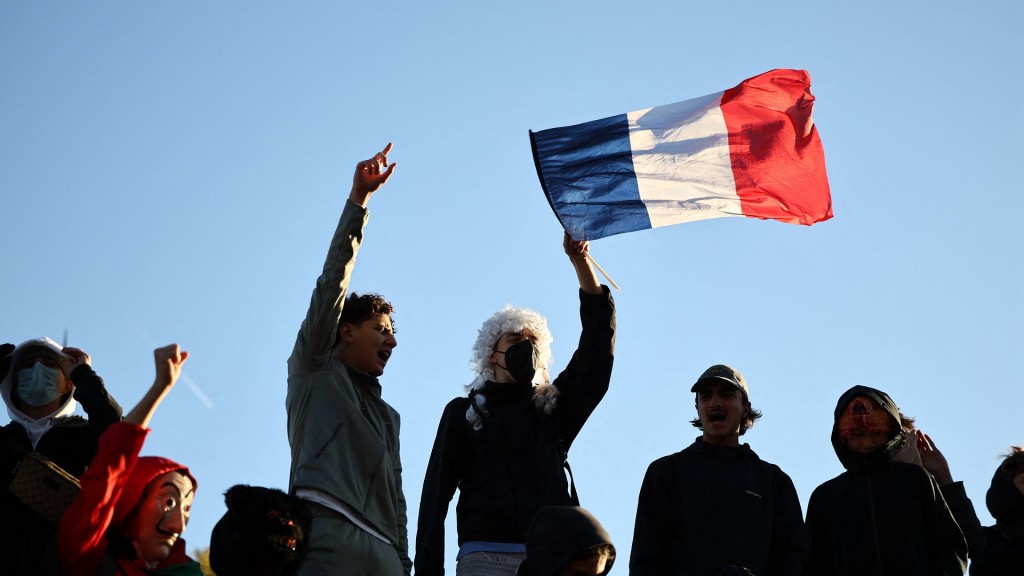 Foto: In ganz Frankreich gab es, wie hier in Paris, am 31. Oktober 2026 Proteste.