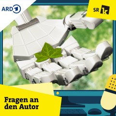 Roboterhand im Grünen