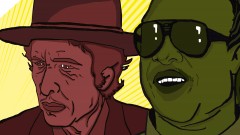 Bob Dylan und Stevie Wonder