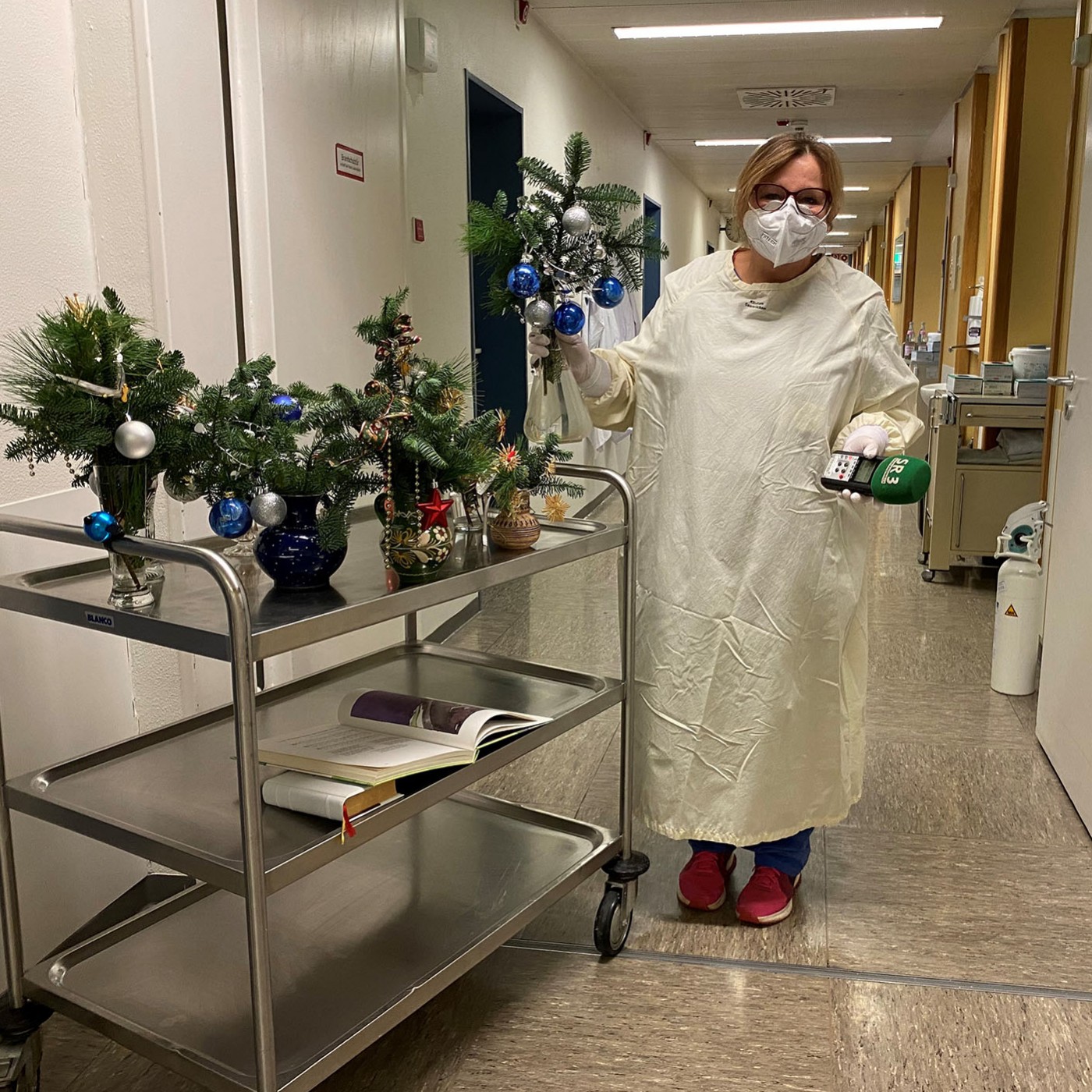 Wischen, holen, aufmuntern