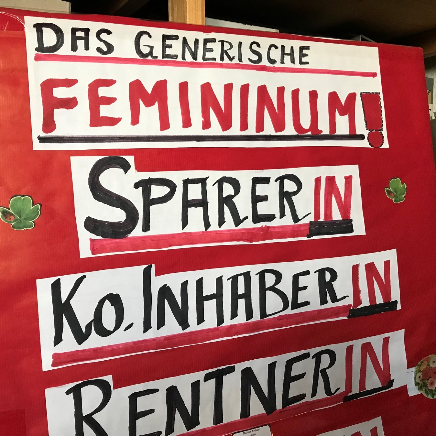 Aus Überzeugung hartnäckig