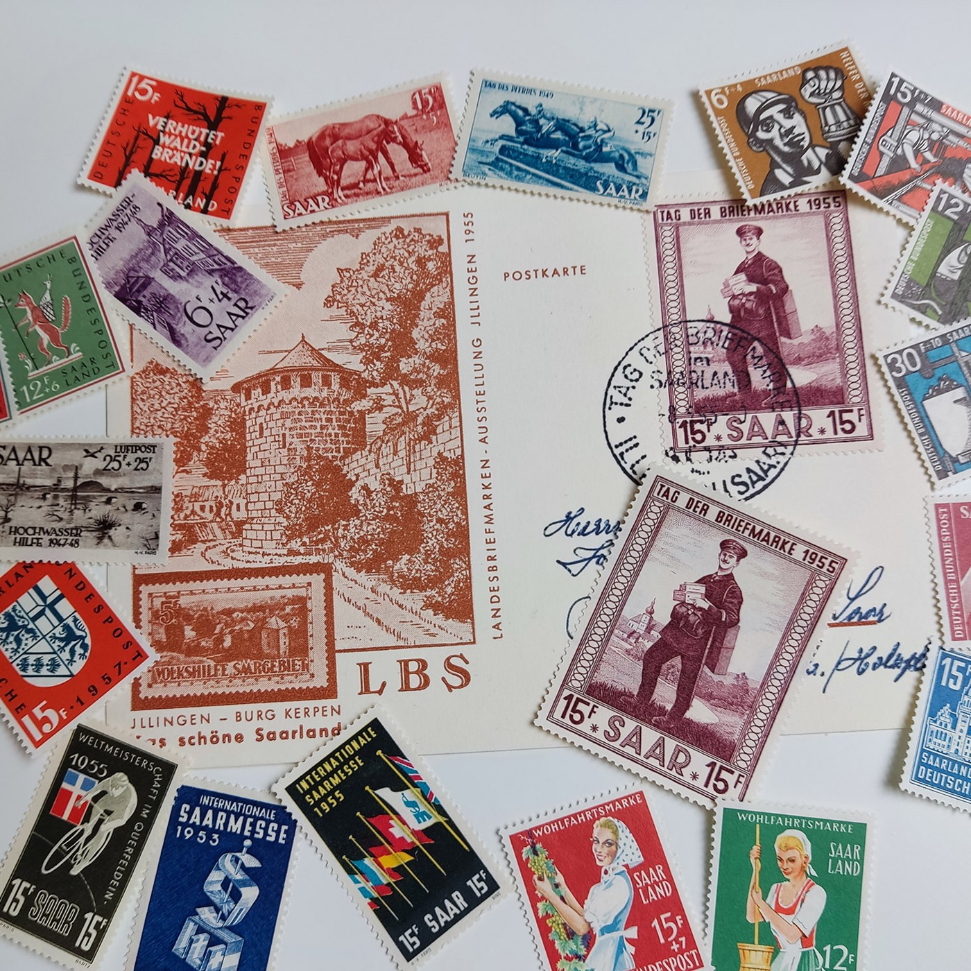 Briefmarken - Geschichten und Geschichte en miniature